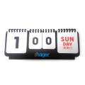 Desktop perpetual weekly calendar-Hager